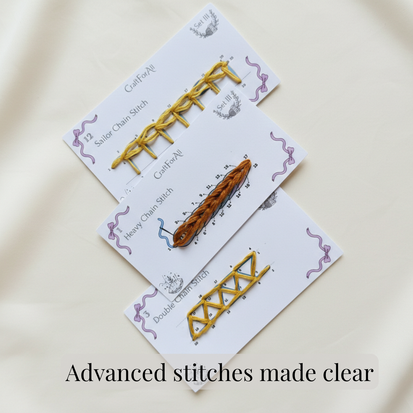 Embroidery Cards Perforated Level 3