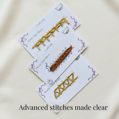 Embroidery Cards Perforated Level 3