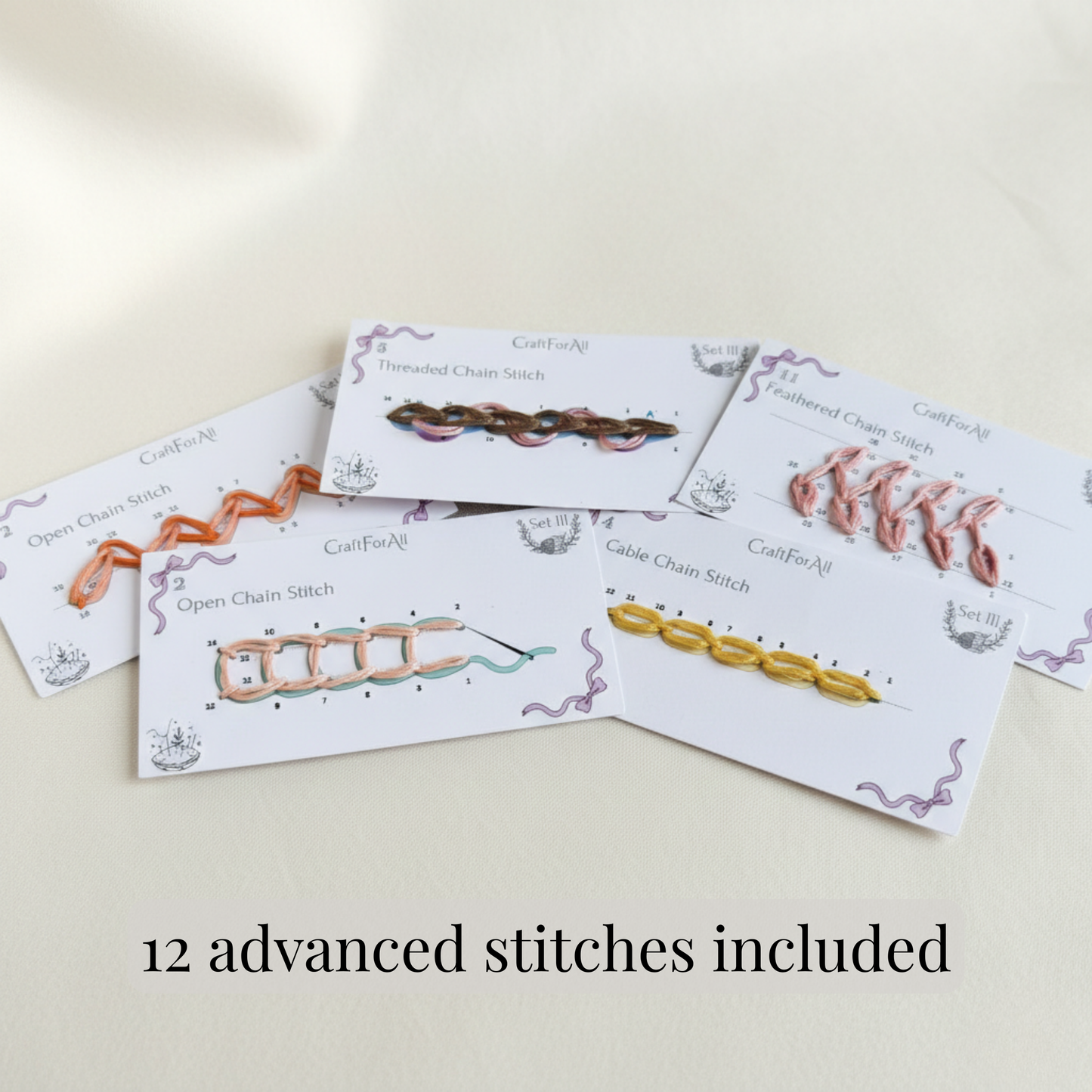 Embroidery Cards Perforated Level 3
